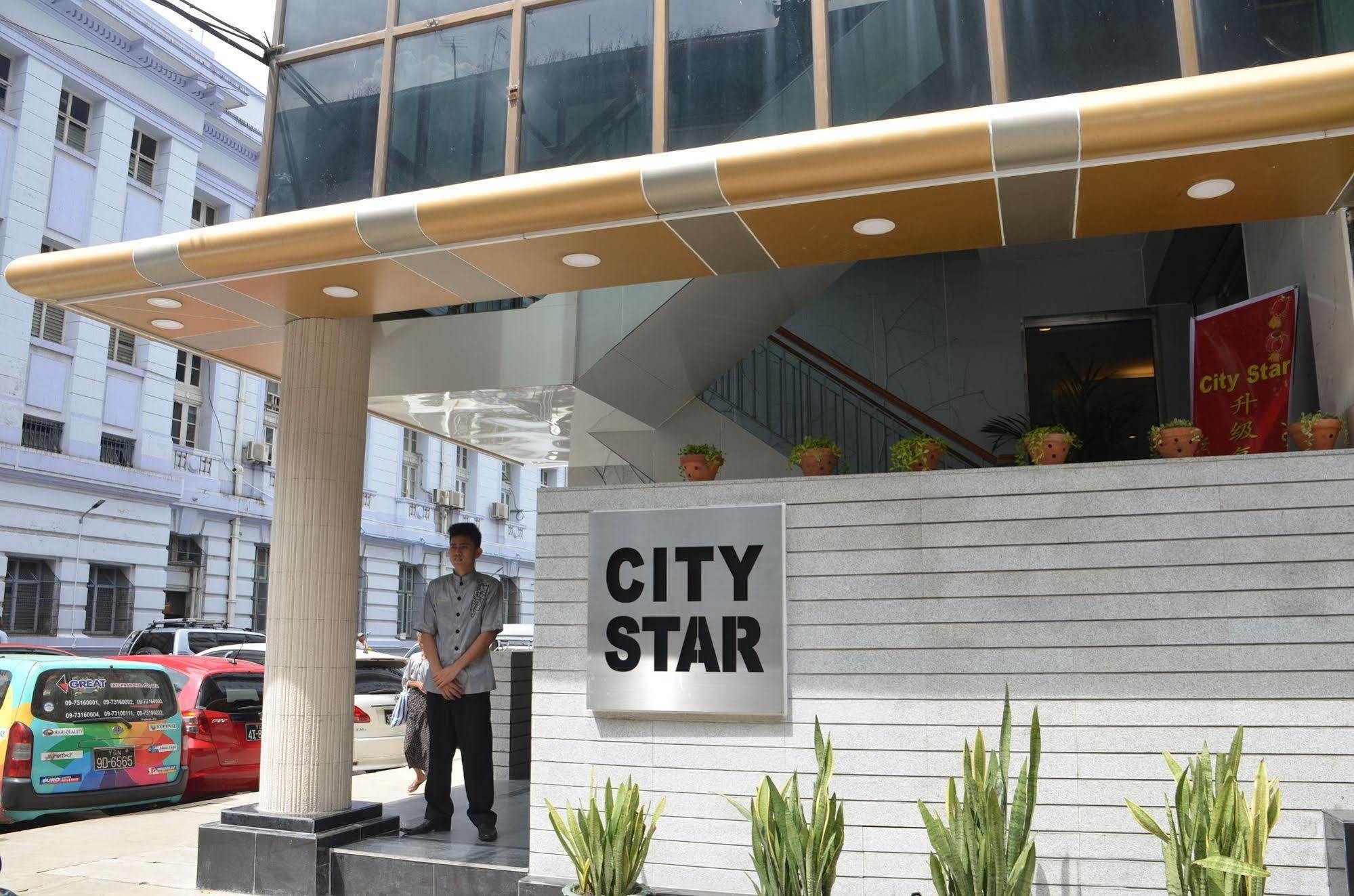City Star Hotel Yangón Exterior foto